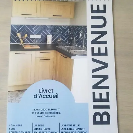 Apartment T2 Bleu Nuit Art- Deco