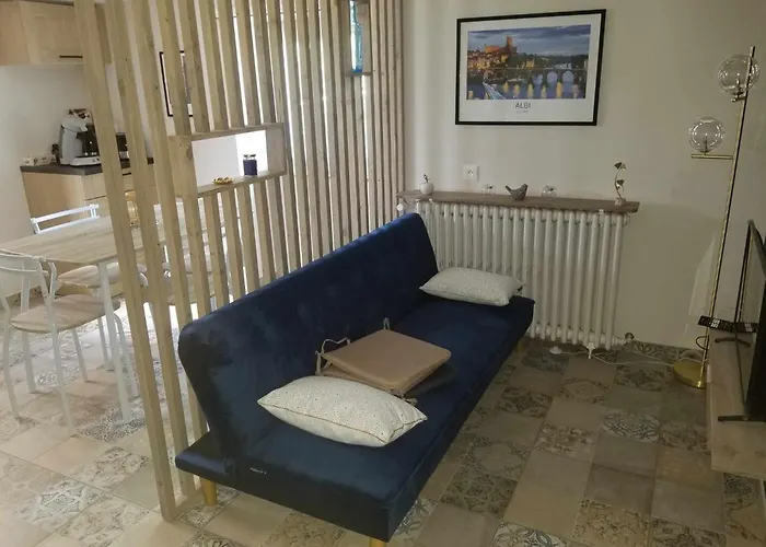 T2 Bleu Nuit Art- Deco Lejlighed Carmaux